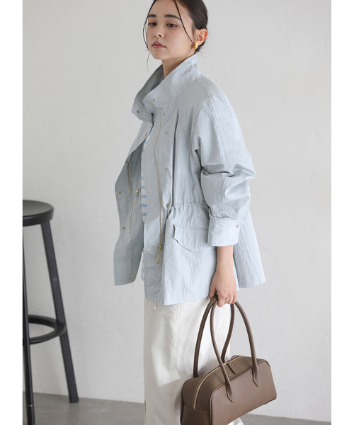 La TOTALITE（ラトータリテ）の「【洗える】ライトハーフブルゾン（その他アウター・レディース・アイボリー/ブルー/ネイビー・FREE）」の22枚目の写真