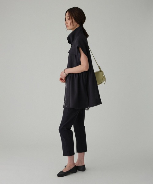 BABYLONE（バビロン）の「【多機能素材】リネンライクミリタリージレ（ベスト・レディース・チャコール/ベージュ・フリー）」の9枚目の写真
