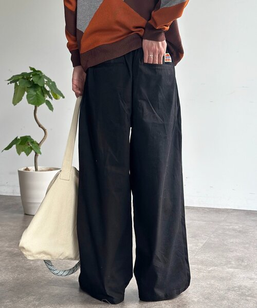 CPCM(シーピーシーエム)の「クロスタックベルト付きチノパンツ(その他パンツ・レディース・ブラック/ベージュ/チャコールグレー・LARGE/MEDIUM)」の15枚目の写真