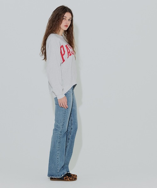 coca(coca)(コカ)の「T-スウェットロゴビッグシルエット(Tシャツ/カットソー・レディース・オートミール/チャコール/ライトグレー/ライトグリーン・M/L/S)」の8枚目の写真