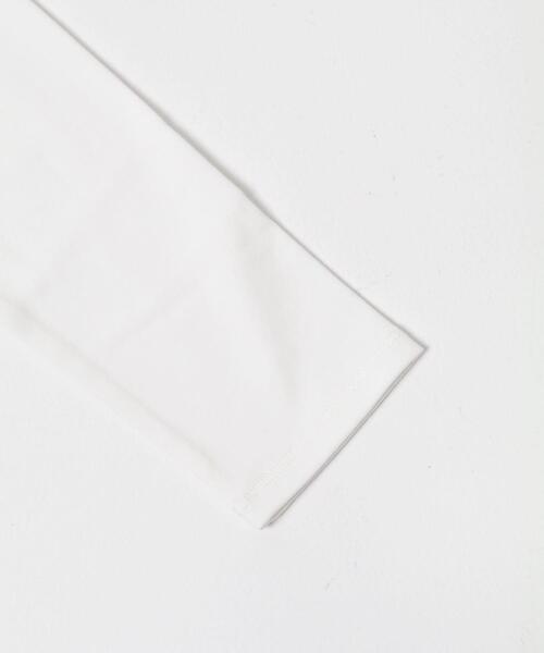 KBF（ケイビーエフ）の「クロップドロンTEE（Tシャツ/カットソー・レディース・グレー系その他/カーキ/オフホワイト・ONE）」の6枚目の写真