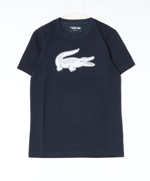 LACOSTE(ラコステ)の「《LACOSTE》TH204299(Tシャツ/カットソー・メンズ・ホワイト×ブラック/ライム/ネイビー×ホワイト・3/4/5)」の3枚目の写真