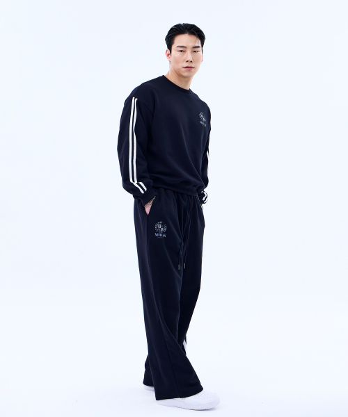 MIHAK(ミハク)の「アイビーリーグトラックラインスウェットシャツ(NAVY)(スウェット・メンズ・その他・1/2/3)」の4枚目の写真