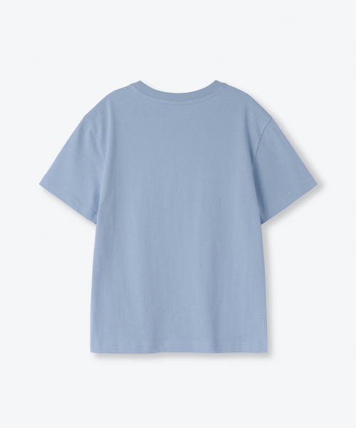 MUSINSA STANDARD KIDS（ムシンサスタンダードキッズ）の「フレンズリラックスドTシャツ[ブルーグレー]（Tシャツ/カットソー・レディース・その他・100/140/160/150/130/110/120）」の3枚目の写真