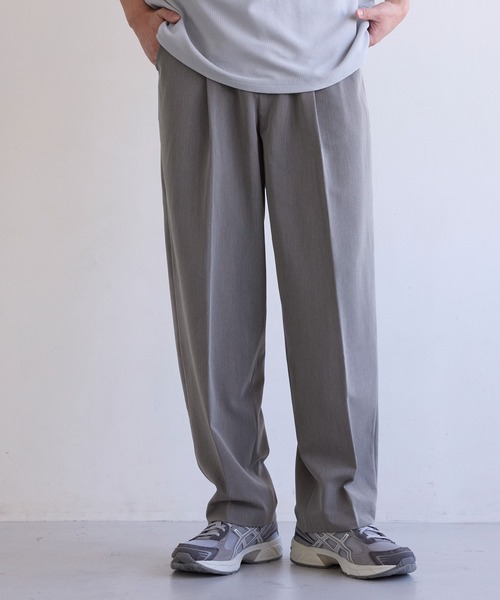 coca（coca）（コカ）の「梳毛ライクスラックスパンツ（スラックス・メンズ・ブラック/グレー・XL/M/L）」の10枚目の写真