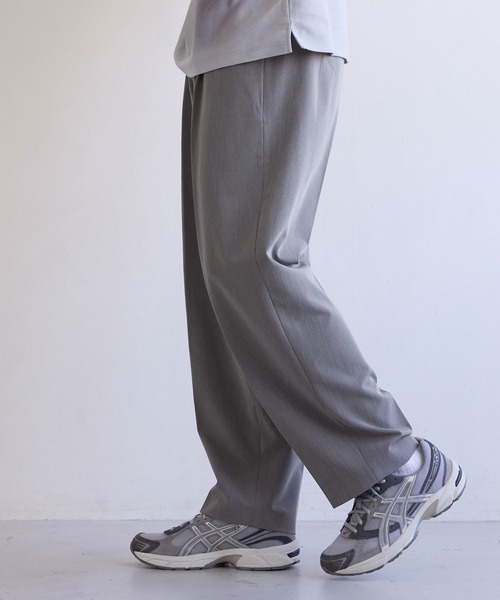 coca（coca）（コカ）の「梳毛ライクスラックスパンツ（スラックス・メンズ・ブラック/グレー・XL/M/L）」の12枚目の写真