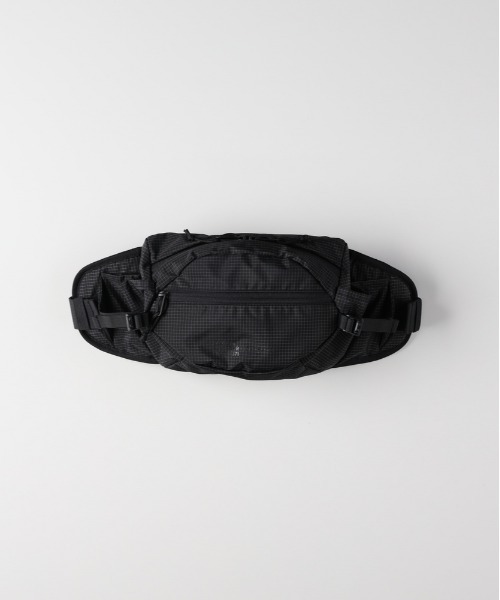 CAMP7（キャンプセブン）の「【CAMP7】リップストップナイロンウエストバッグ (収納力 / 軽量 / アクティブ / スタイリッシュ)（ボディバッグ/ウエストポーチ・メンズ・グレー/ブラック・ONE SIZE）」の2枚目の写真