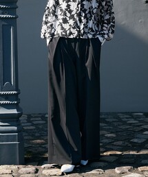 WEB限定カラーあり】FluidBackSatin ワイドパンツ（その他パンツ