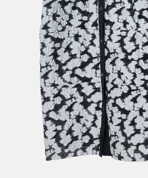 LE CIEL BLEU（ルシェルブルー）の「シアージャカードドレス / Sheer Jacquard Dress（ワンピース・レディース・グレー/ブラック/ライトブルー/ネイビー・36）」の22枚目の写真