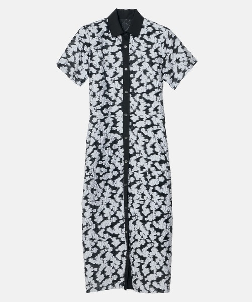 LE CIEL BLEU（ルシェルブルー）の「シアージャカードドレス / Sheer Jacquard Dress（ワンピース・レディース・グレー/ブラック/ライトブルー/ネイビー・36）」の19枚目の写真