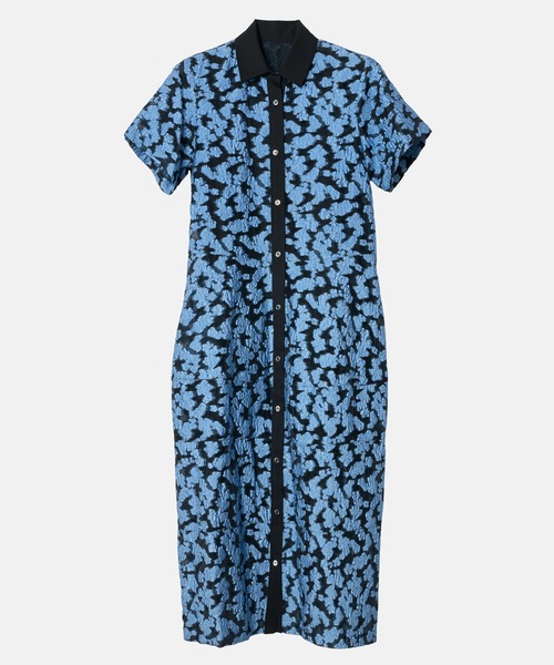 LE CIEL BLEU(ルシェルブルー)の「シアージャカードドレス / Sheer Jacquard Dress(ワンピース・レディース・グレー/ブラック/ライトブルー/ネイビー・36)」の19枚目の写真