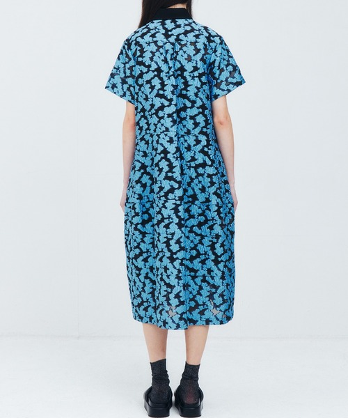 LE CIEL BLEU(ルシェルブルー)の「シアージャカードドレス / Sheer Jacquard Dress(ワンピース・レディース・グレー/ブラック/ライトブルー/ネイビー・36)」の18枚目の写真