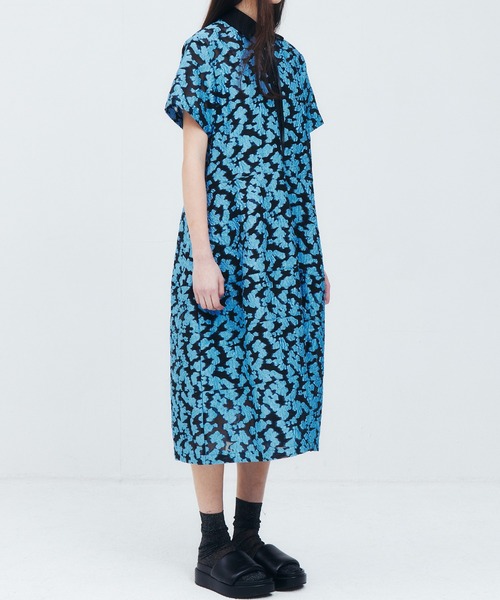 LE CIEL BLEU(ルシェルブルー)の「シアージャカードドレス / Sheer Jacquard Dress(ワンピース・レディース・グレー/ブラック/ライトブルー/ネイビー・36)」の16枚目の写真