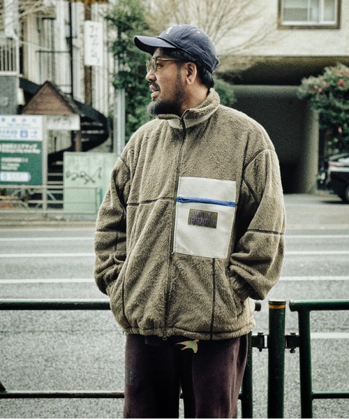 NATAL DESIGN(ネイタルデザイン)の「RED ROCK BOA-FLEECE JACKET 2(ライダースジャケット・メンズ・グレー/ブラック/グリーン・MEDIUM/SMALL/X-LARGE/LARGE)」の3枚目の写真