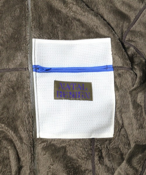 NATAL DESIGN(ネイタルデザイン)の「RED ROCK BOA-FLEECE JACKET 2(ライダースジャケット・メンズ・グレー/ブラック/グリーン・MEDIUM/SMALL/X-LARGE/LARGE)」の7枚目の写真