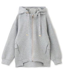 kate spade new york kids（ケイトスペードニューヨーク）の「ラメダンボールニットパーカ（パーカー）」