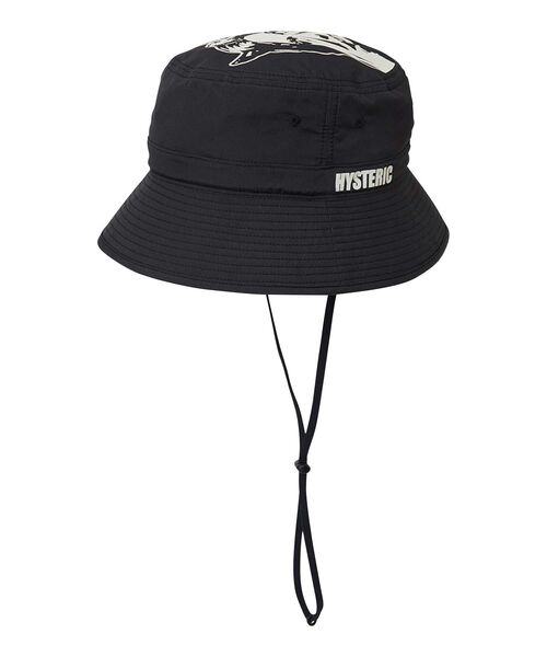 HYSTERIC GLAMOUR(ヒステリックグラマー)の「SEE NO EVIL アドベンチャーハット(ハット・メンズ・ブラック/ネイビー・FREE)」の1枚目の写真