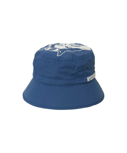 HYSTERIC GLAMOUR(ヒステリックグラマー)の「SEE NO EVIL アドベンチャーハット(ハット・メンズ・ブラック/ネイビー・FREE)」の3枚目の写真