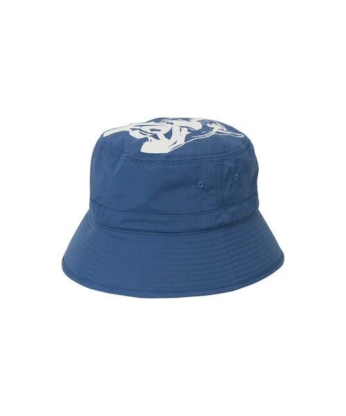 HYSTERIC GLAMOUR(ヒステリックグラマー)の「SEE NO EVIL アドベンチャーハット(ハット・メンズ・ブラック/ネイビー・FREE)」の4枚目の写真