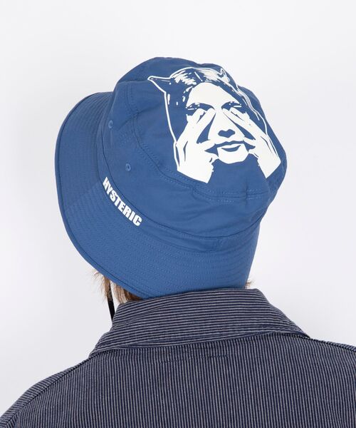 HYSTERIC GLAMOUR(ヒステリックグラマー)の「SEE NO EVIL アドベンチャーハット(ハット・メンズ・ブラック/ネイビー・FREE)」の7枚目の写真