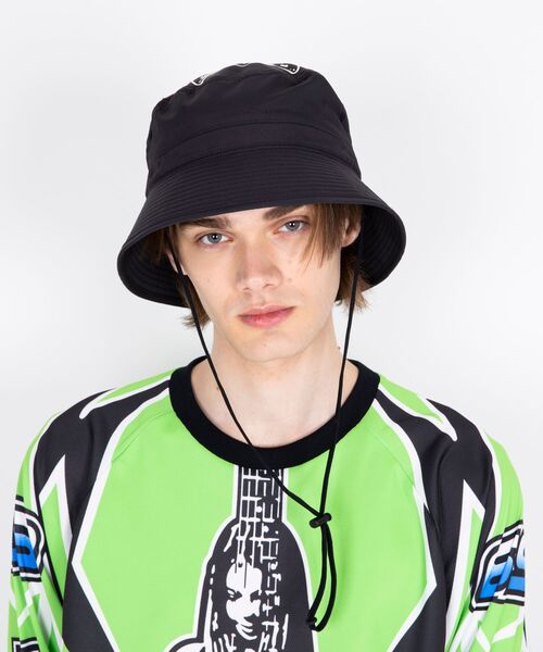 HYSTERIC GLAMOUR(ヒステリックグラマー)の「SEE NO EVIL アドベンチャーハット(ハット・メンズ・ブラック/ネイビー・FREE)」の11枚目の写真