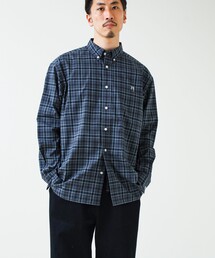 GLOSTER | 【BOY ASTLAD刺繍】ボタンダウンシャツ ストライプ/チェック(シャツ/ブラウス)