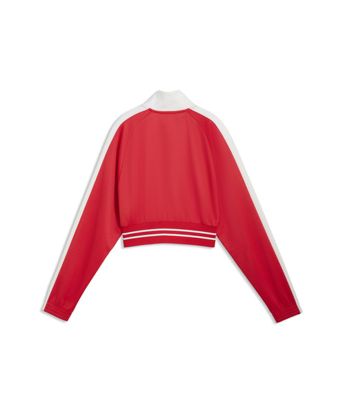 PUMA（プーマ）の「PUMA プーマ ウィメンズ T7 ピケ リラックスド クロップド トラックジャケッ（ジャージ・レディース・ブラック/レッド・X-LARGE/LARGE/MEDIUM/SMALL）」の14枚目の写真