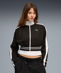 PUMA プーマ ウィメンズ T7 ピケ リラックスド クロップド トラックジャケッ