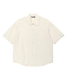 SIGNIFICANT（シグニフィカント）の「シアサッカー チェック 半袖シャツ アイボリー (LP2YU358-003)（シャツ/ブラウス）」