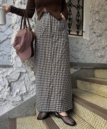 WILLFULLY | bijou embellished pencil SK(スカート)