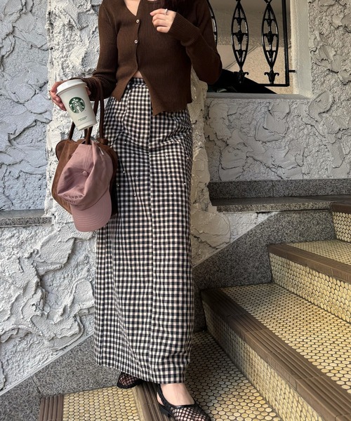 WILLFULLY（ウィルフリー）の「bijou embellished pencil SK（スカート・レディース・ブラック/ネイビー・FREE）」の8枚目の写真