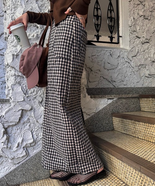 WILLFULLY（ウィルフリー）の「bijou embellished pencil SK（スカート・レディース・ブラック/ネイビー・FREE）」の9枚目の写真