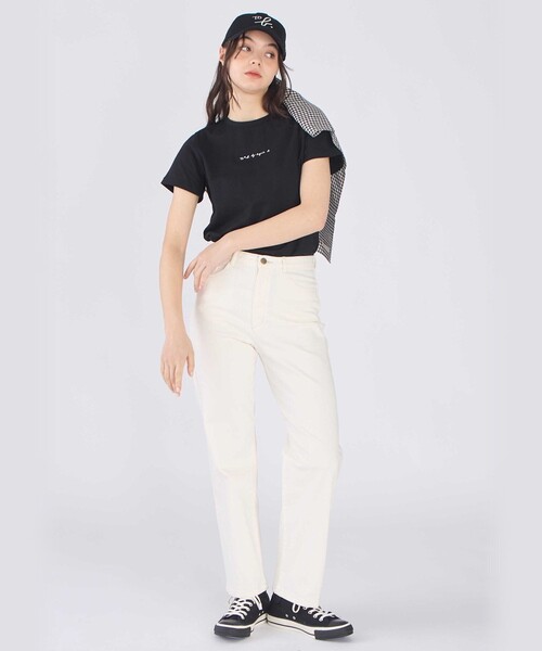 To b. by agnes b.(トゥービーバイアニエスベー)の「ホワイトデニムストレートパンツ(その他パンツ・レディース・ホワイト・40/38/36)」の7枚目の写真