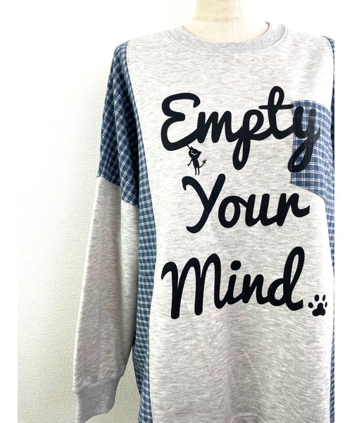 Rydia（リディア）の「異素材切り替えプルオーバー（Tシャツ/カットソー・レディース・ブラック/アイボリー/トップグレー・M）」の19枚目の写真