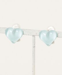 apres les cours（アプレレクール）の「クリアハートイヤリング（イヤリング）」