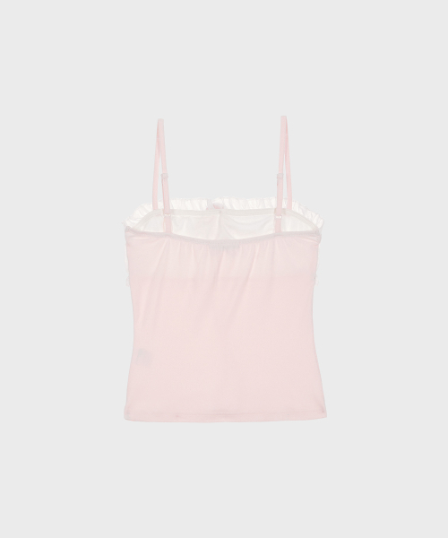 ALKI ALKA(アルキアルカ)の「Chiffon Ribbon Sleeveless (Light Pink)(Tシャツ/カットソー・レディース・ライトピンク・FREE)」の5枚目の写真
