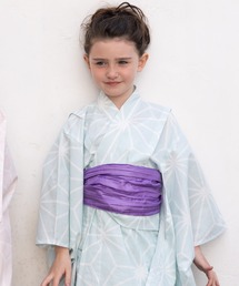 ALICE MAGIC（アリスマジック）の「浴衣 キッズ 2点セット 女の子 和柄 兵児帯（浴衣）」