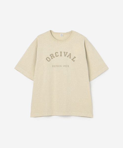 ORCIVAL（オーシバル）の「ORCIVAL | ジャージーニット プリントTシャツ MEN（Tシャツ/カットソー・メンズ・チャコール/グレイッシュベージュ/ネイビー・5/4）」の6枚目の写真