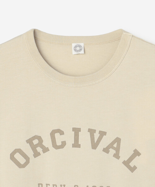 ORCIVAL（オーシバル）の「ORCIVAL | ジャージーニット プリントTシャツ MEN（Tシャツ/カットソー・メンズ・チャコール/グレイッシュベージュ/ネイビー・5/4）」の8枚目の写真