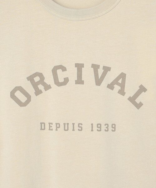 ORCIVAL（オーシバル）の「ORCIVAL | ジャージーニット プリントTシャツ MEN（Tシャツ/カットソー・メンズ・チャコール/グレイッシュベージュ/ネイビー・5/4）」の11枚目の写真