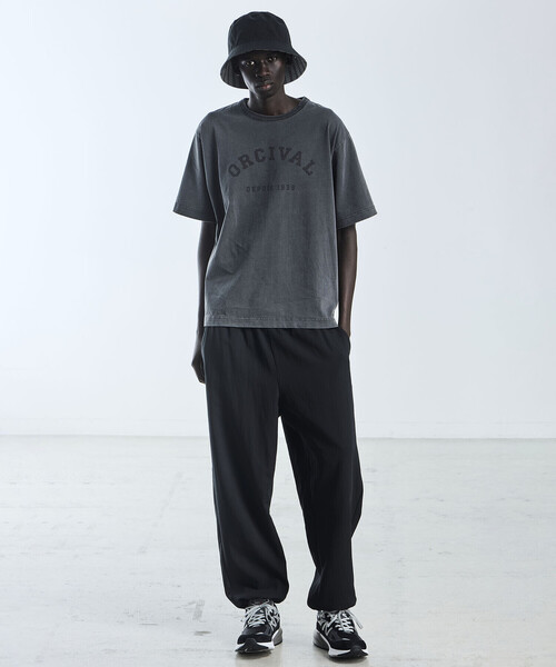 ORCIVAL（オーシバル）の「ORCIVAL | ジャージーニット プリントTシャツ MEN（Tシャツ/カットソー・メンズ・チャコール/グレイッシュベージュ/ネイビー・5/4）」の5枚目の写真