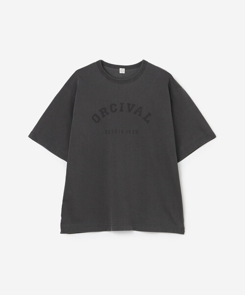 ORCIVAL（オーシバル）の「ORCIVAL | ジャージーニット プリントTシャツ MEN（Tシャツ/カットソー・メンズ・チャコール/グレイッシュベージュ/ネイビー・5/4）」の19枚目の写真