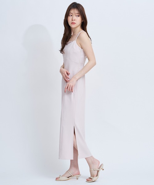 NOELA(ノエラ)の「シアーレイヤーキャミワンピース(ワンピース・レディース・ベージュ/オフホワイト・S/M)」の9枚目の写真