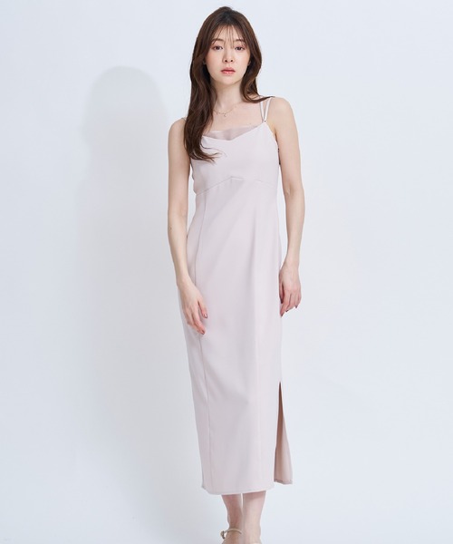 NOELA(ノエラ)の「シアーレイヤーキャミワンピース(ワンピース・レディース・ベージュ/オフホワイト・S/M)」の19枚目の写真