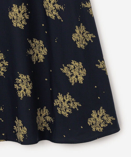 LE GLAZIK（ルグラジック）の「LE GLAZIK | ツイルプリント ノースリーブワンピース WOMEN（ワンピース・レディース・ブラック/ネイビー・36）」の8枚目の写真