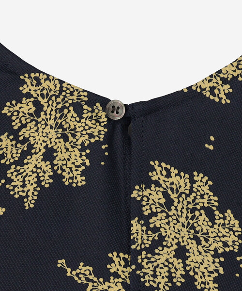 LE GLAZIK（ルグラジック）の「LE GLAZIK | ツイルプリント ノースリーブワンピース WOMEN（ワンピース・レディース・ブラック/ネイビー・36）」の10枚目の写真