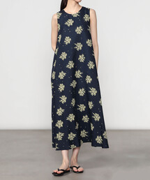 LE GLAZIK（ルグラジック）の「LE GLAZIK | ツイルプリント ノースリーブワンピース WOMEN（ワンピース）」