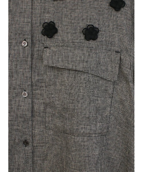 COEL(コエル)の「モチーフリネンシャツ(シャツ/ブラウス・レディース・ブラック/オレンジ・FREE)」の11枚目の写真