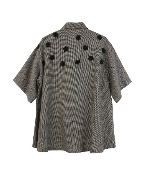 COEL(コエル)の「モチーフリネンシャツ(シャツ/ブラウス・レディース・ブラック/オレンジ・FREE)」の8枚目の写真