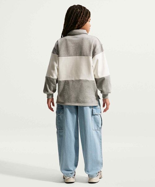 NIKE(ナイキ)の「《セットアップ対応商品》ナイキ スポーツウェア コレクション ジュニア デニム カーゴ パンツ / Nike Sportswear Collection Big Kids' Denim Cargo Pants IO0197-440 Light Armory Blue(デニムパンツ・キッズ・ライトブルー・130/140/150/160)」の14枚目の写真